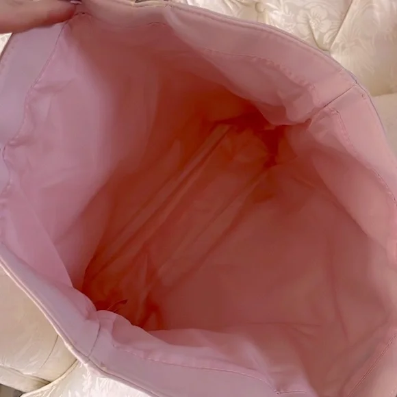 NWOT Jimmy Choo Parfums Pale Pink Tote Gold Metallic Detail Shoulder Bag Purse - Picture 8 of 14